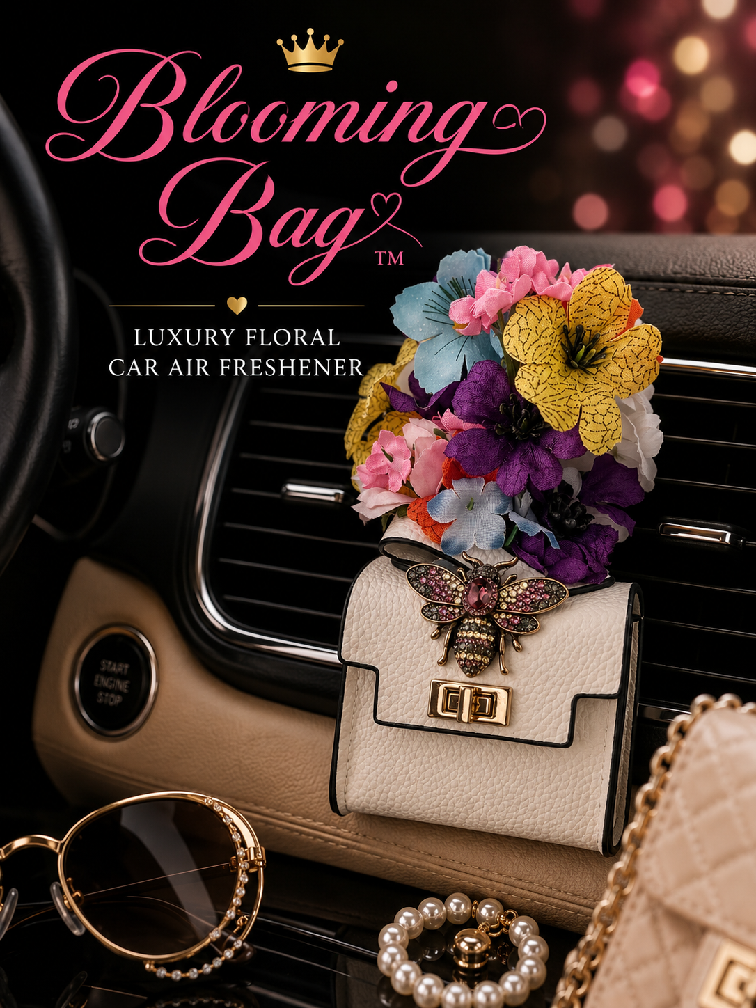 Blooming Bag Car Air Freshener