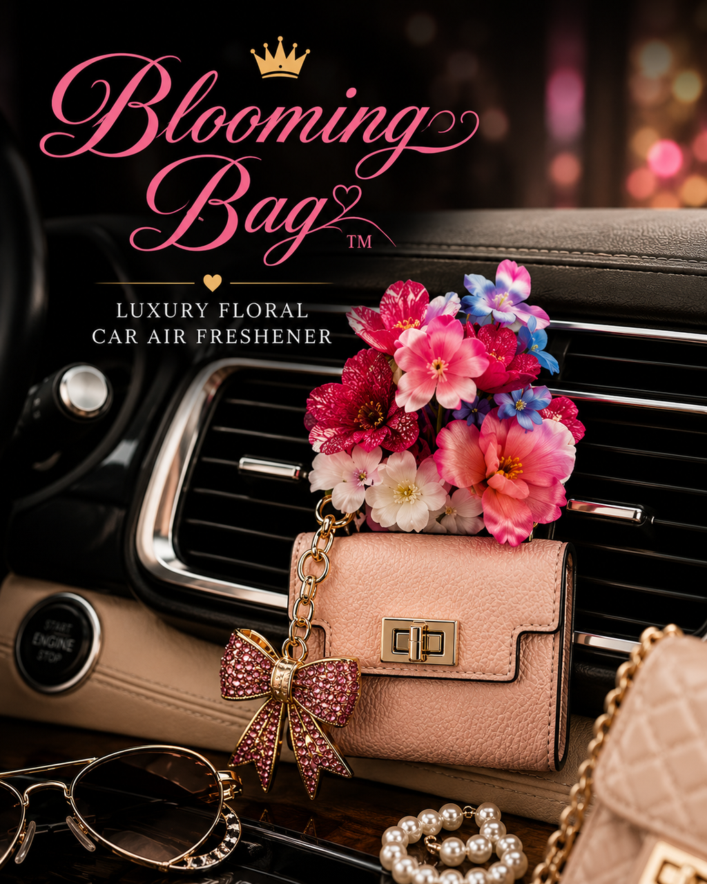 Blooming Bag Car Air Freshener