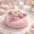 Pink Powder Puff | Feminine Vanity Accessory | Glam Beauty Gift for Women|mom|mama
