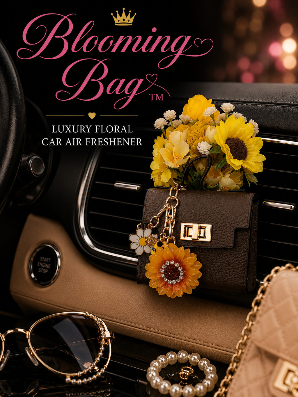 Blooming Bag Car Air Freshener