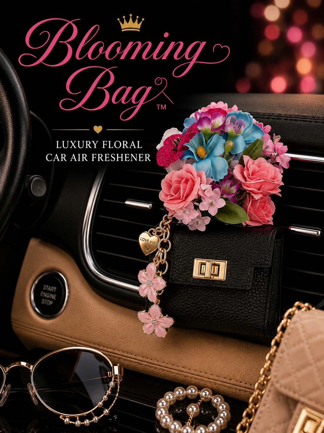 Blooming Bag Car Air Freshener
