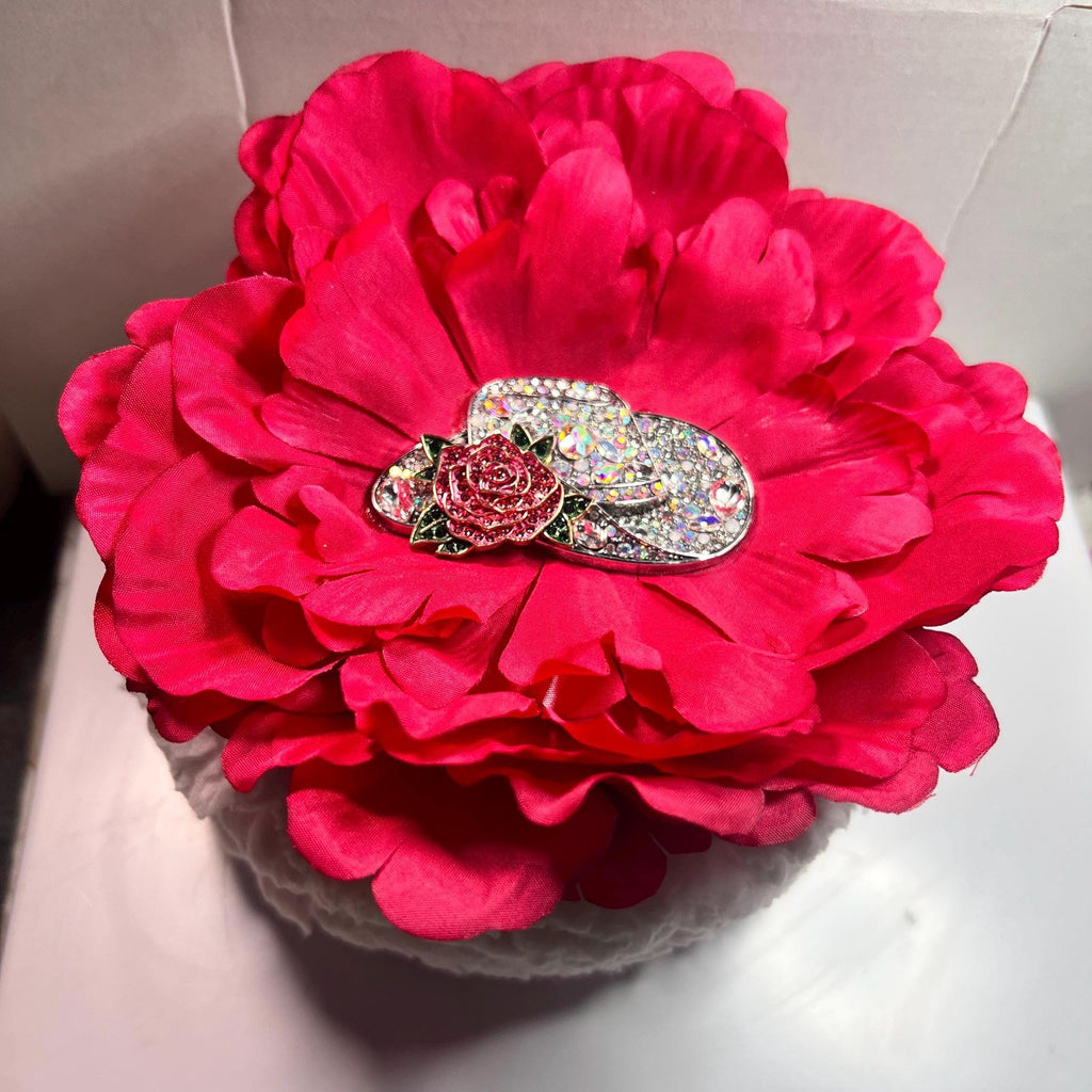 Jumbo Powder Puff with Scented Body Powder | Old Hollywood Vanity